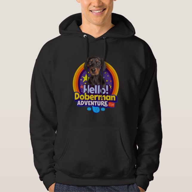 Doberman Puppy Dog Hoodie (Vorderseite)