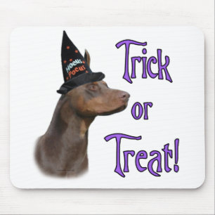 Doberman Red Trick Mousepad