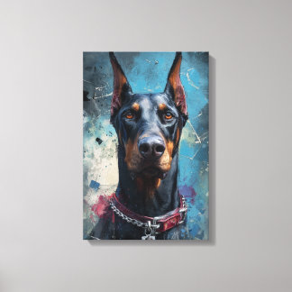 Doberman – Strength and Loyalty Leinwanddruck