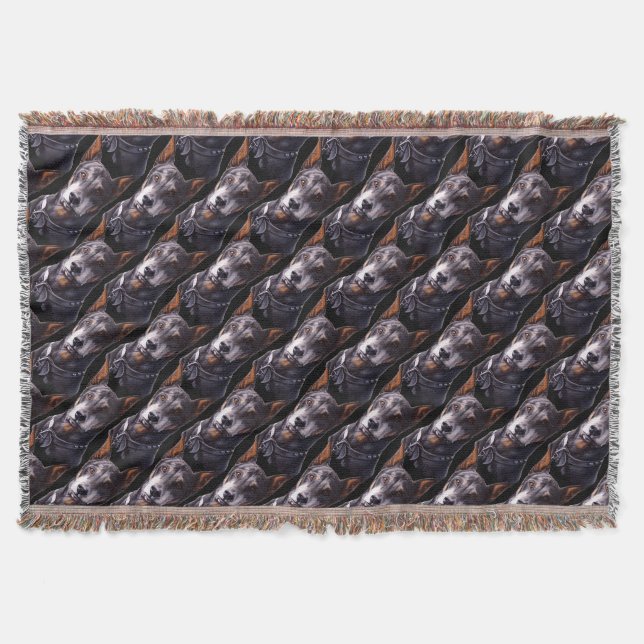Doberman Throw Blanket Doberman Pinscher Blanket Decke (Vorderseite)