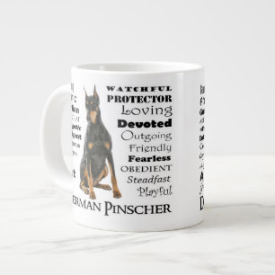 Doberman Traits Jumbo Tasse