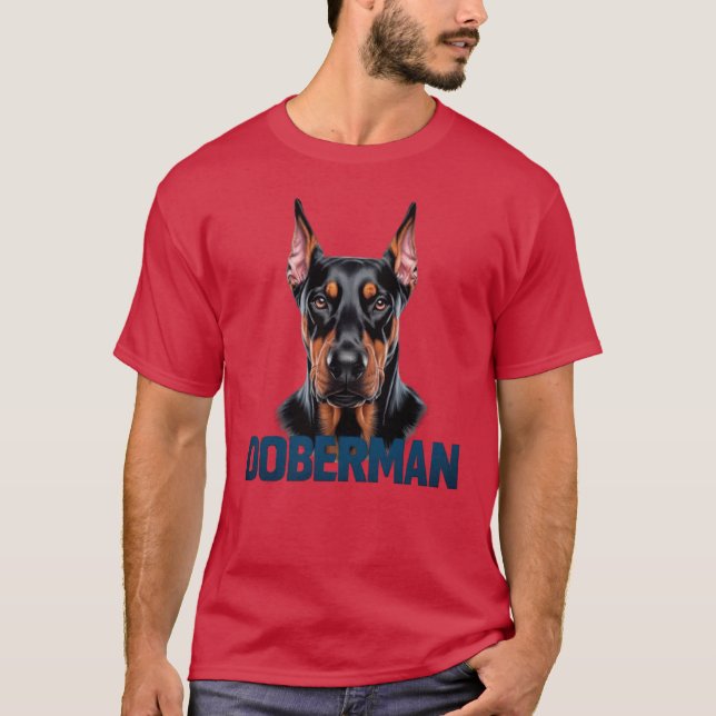 Doberman Vater T-Shirt (Vorderseite)