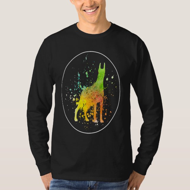 Doberman Vintage  1 T-Shirt (Vorderseite)