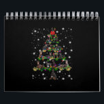 Doberman Weihnachtsbaum bedeckt durch Blitzlicht Kalender<br><div class="desc">Doberman Weihnachtsbaum bedeckt durch Blitzlicht</div>