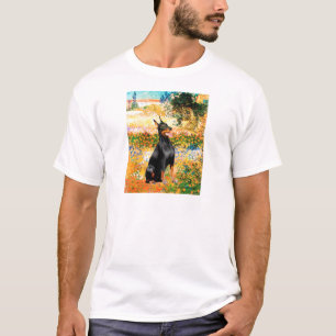 Dobermann 1 - Garten (VG) T-Shirt