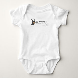 Dobermann Baby Strampler