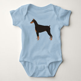 Dobermann Baby Strampler
