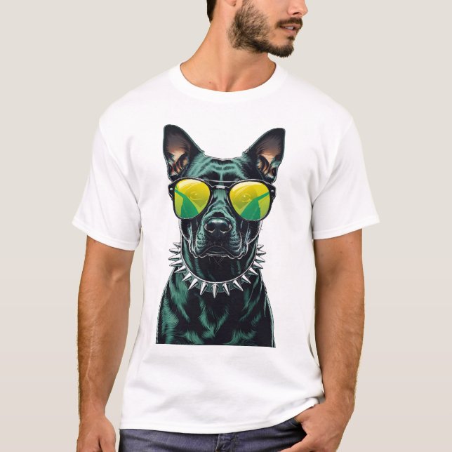 Dobermann Cool T-Shirt (Vorderseite)