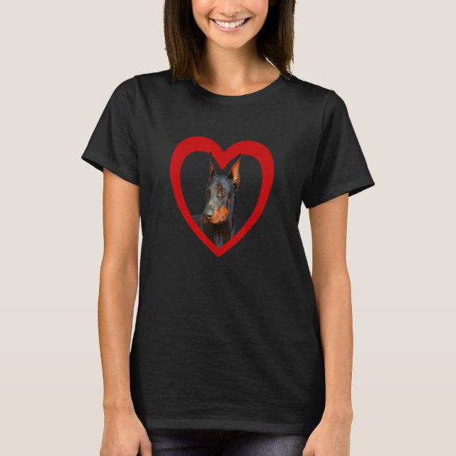 Dobermann     Dobermann Hund   Dobe T-Shirt (Vorderseite)