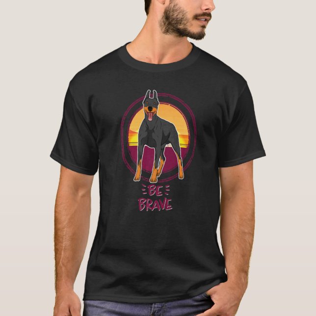 Dobermann Dog Breed 72 T-Shirt (Vorderseite)