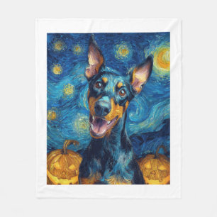 Dobermann Fleecedecke