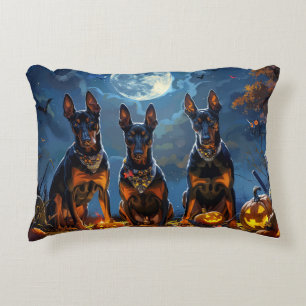 Dobermann Halloween Gruselig Dekokissen