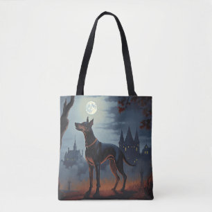Dobermann Halloween Gruselig Tasche