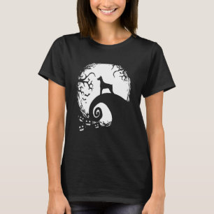 Dobermann Halloween unter dem Mondlicht unheimlich T-Shirt