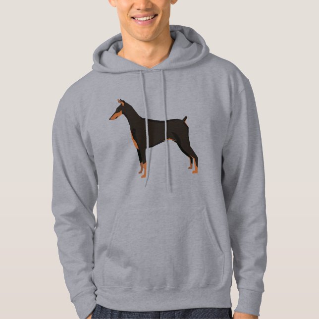 Dobermann Hoodie (Vorderseite)