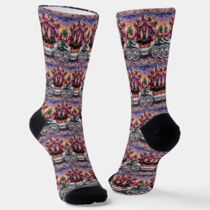 Dobermann Hund Valentinstag  Socken