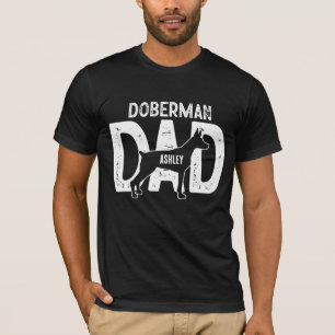Dobermann-Hund-Vater Welpen-Vater T-Shirt