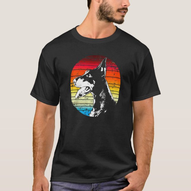 Dobermann-Hunderasse  10 T-Shirt (Vorderseite)