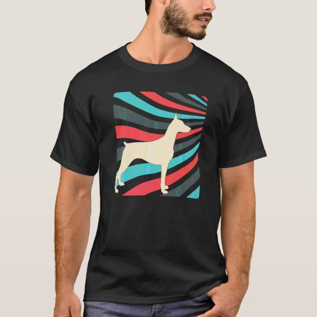 Dobermann-Hunderasse  13 T-Shirt (Vorderseite)