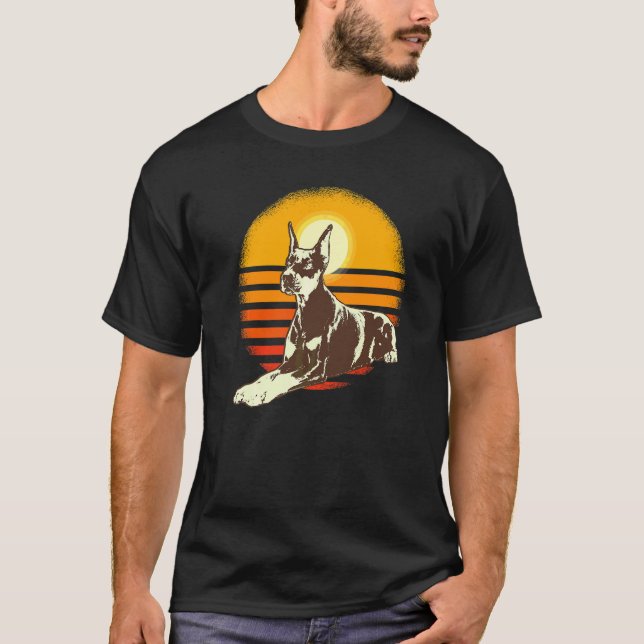 Dobermann-Hunderasse  22 T-Shirt (Vorderseite)