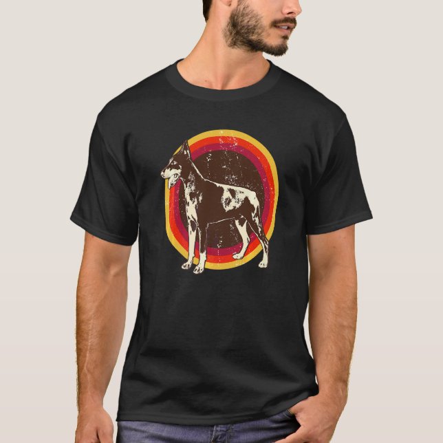Dobermann-Hunderasse  23 T-Shirt (Vorderseite)