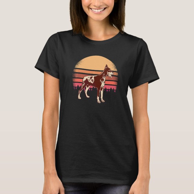 Dobermann-Hunderasse  27 T-Shirt (Vorderseite)