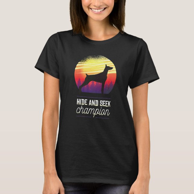 Dobermann-Hunderasse  52 T-Shirt (Vorderseite)