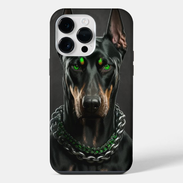 Dobermann iPhone-Hülle - Dobermann iPhone 14 Pro Max Hülle (Rückseite)