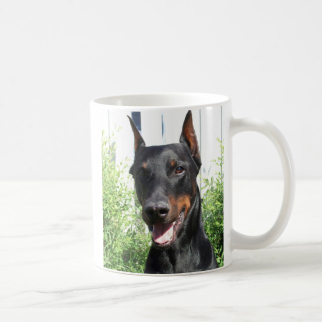 Dobermann Kaffeetasse (Rechts)