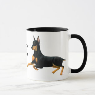 Dobermann-Mama-Dobermannpinscher-HundeTasse Tasse