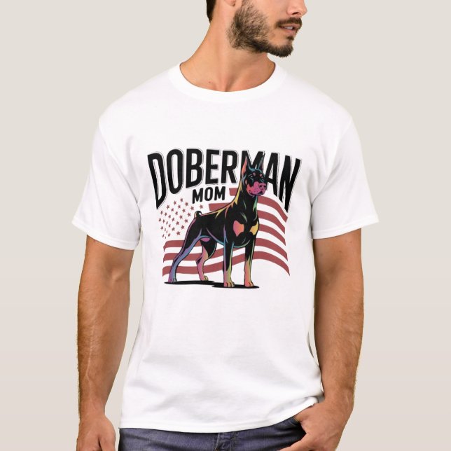 Dobermann-Mama T-Shirt (Vorderseite)