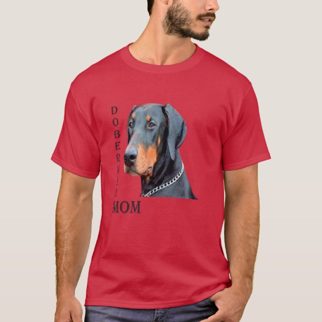 Dobermann-Mama T-Shirt (Vorderseite)