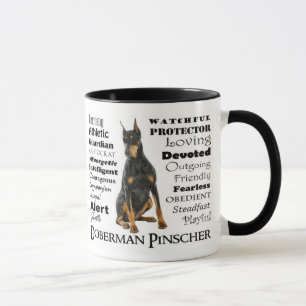 Dobermann-Merkmal-Tasse Tasse