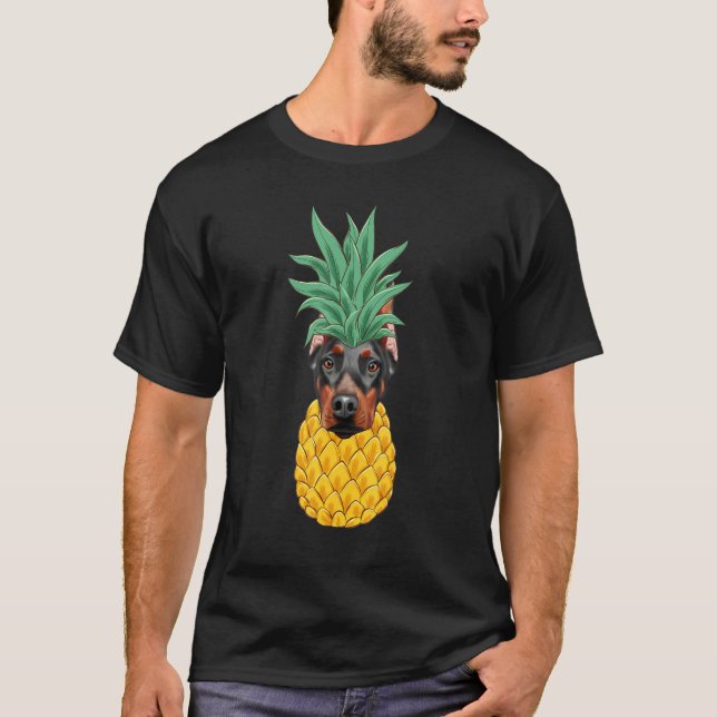 Dobermann Pinscher Anahund T-Shirt (Vorderseite)