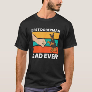 Dobermann Pinscher Besitzer Bester Dobermann-Vater T-Shirt