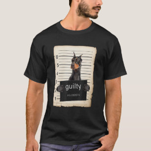Dobermann Pinscher Hund Mug Shot T-Shirt