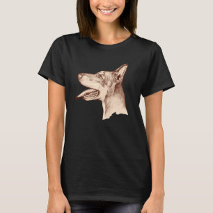 Dobermann Pinscher Kunst T-Shirt