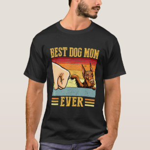 Dobermann Pinscher Mama beste Hundemama überhaupt T-Shirt