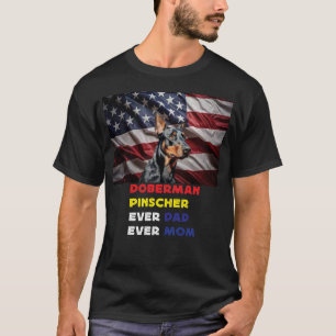 Dobermann Pinscher Mama Papa T-Shirt