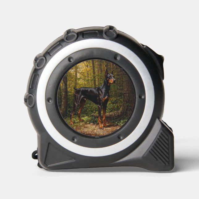Dobermann Pinscher Maßband (Vorderseite)