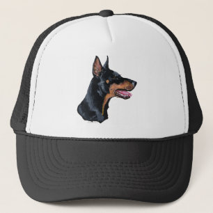 Dobermann Pinscher Profil Truckerkappe