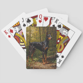 Dobermann Pinscher Spielkarten