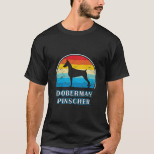 Dobermann Pinscher Vintage Design Hund T-Shirt