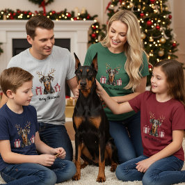 Dobermann-Rentier T-Shirt