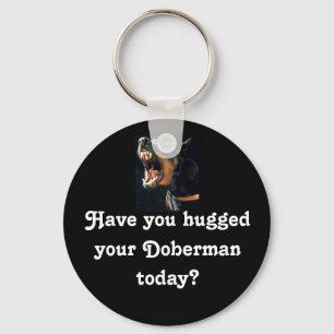Dobermann-Schlüsselanhänger Schlüsselanhänger