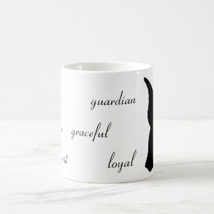 Dobermann-Silhouette-Tasse Kaffeetasse