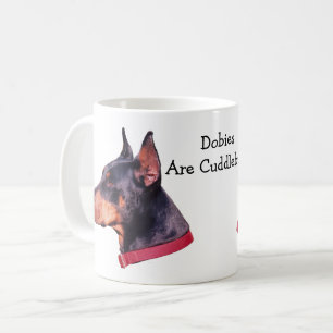 Dobermann sind Cuddlebugs Doberman Foto Kaffeetasse