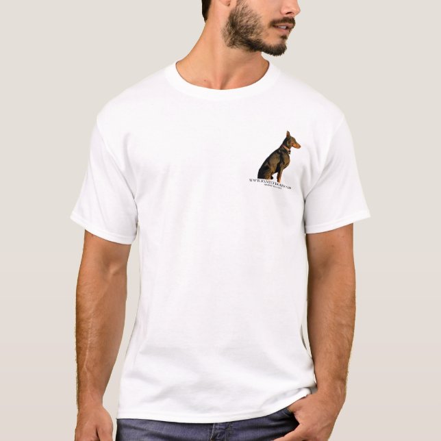 Dobermann sind nicht Vegetarier T-Shirt (Vorderseite)