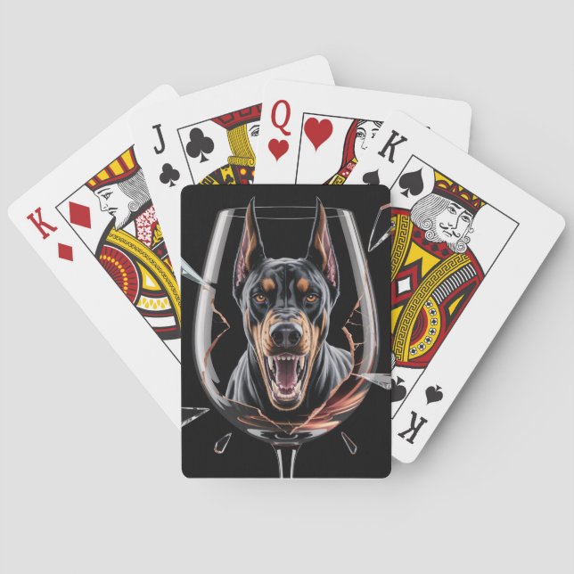 DOBERMANN SPIELKARTEN (Rückseite)
