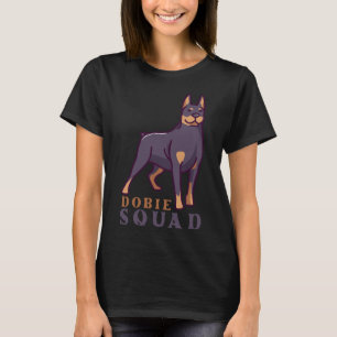 Dobermann Squad Doberman Pinscher Canine Doberman  T-Shirt